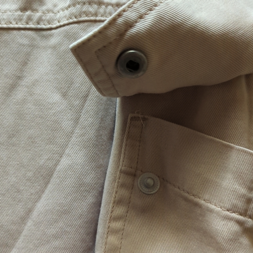 BLANK NYC Lyocell Safari Cargo Shorts Cream Size Medium NEW - Picture 5 of 7